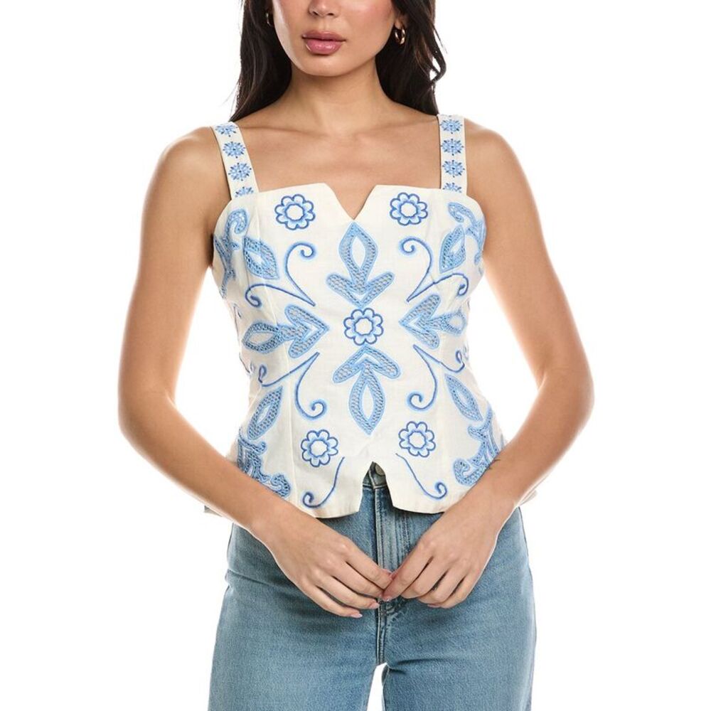 Allison Womens  Cristina Tank, Blue